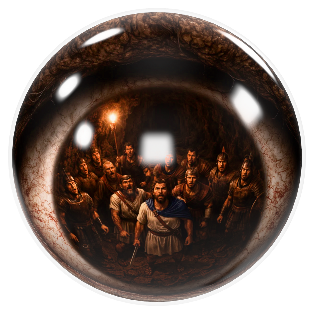 Cyclops Eye Bowling Ball – Odyssey Mythology Design (USBC Approved) image 0
