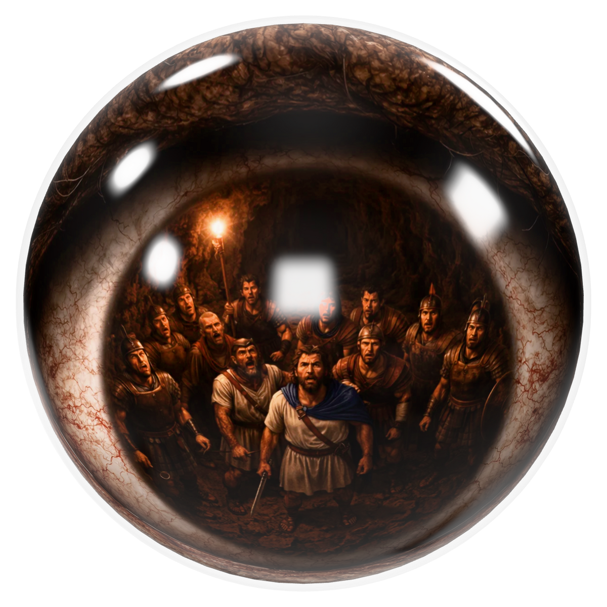 Cyclops Eye Bowling Ball – Odyssey Mythology Design (USBC Approved) image 0