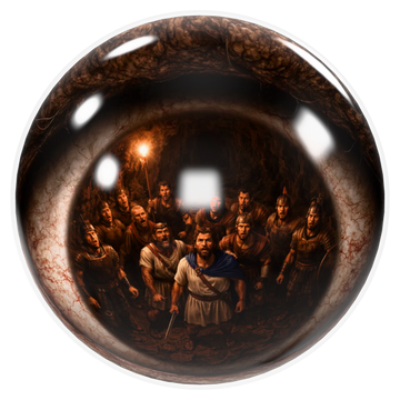 Cyclops Eye Bowling Ball – Odyssey Mythology Design (USBC Approved) image 0
