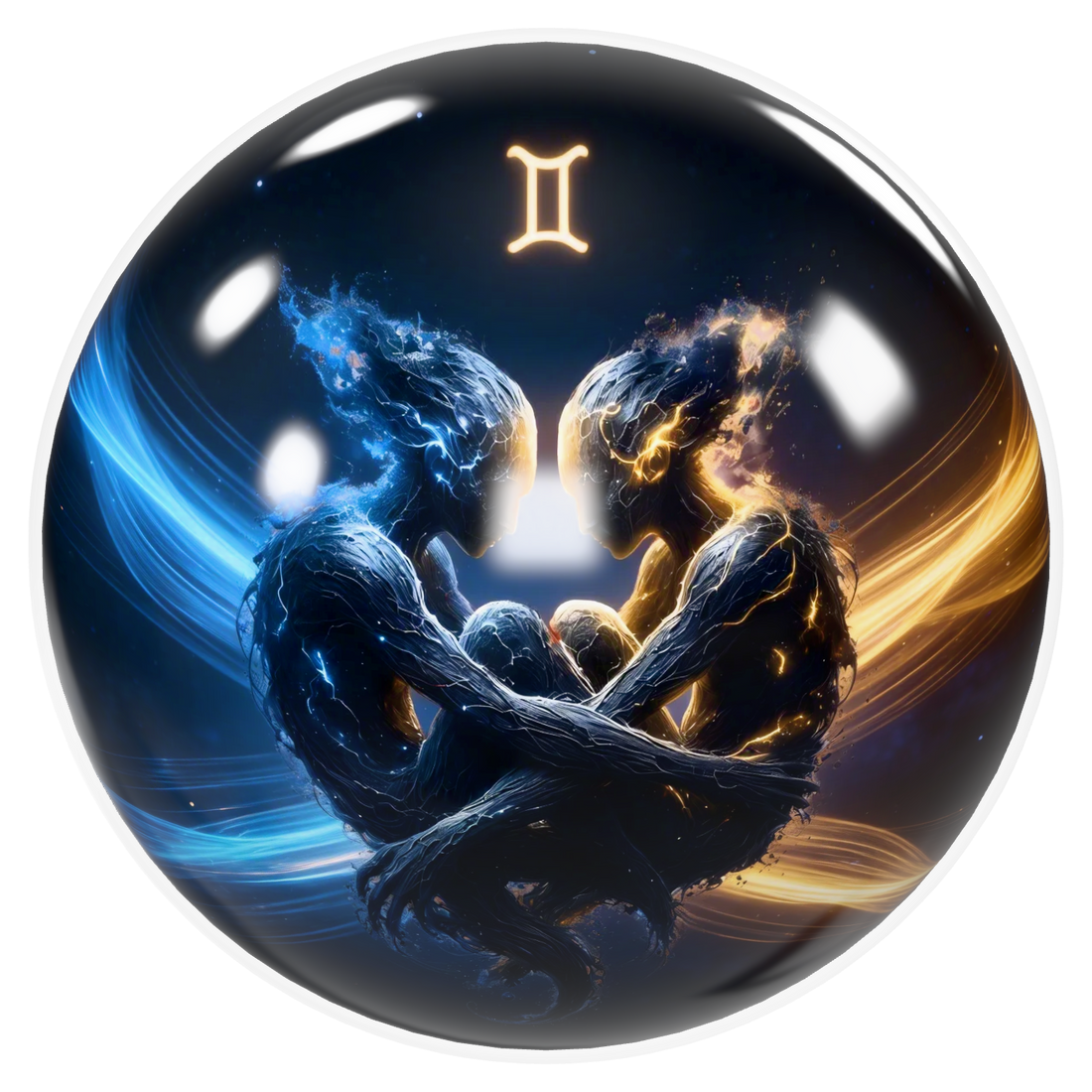 Gemini Bowling Ball – Dual Eclipse Edition (USBC Approved) image 0
