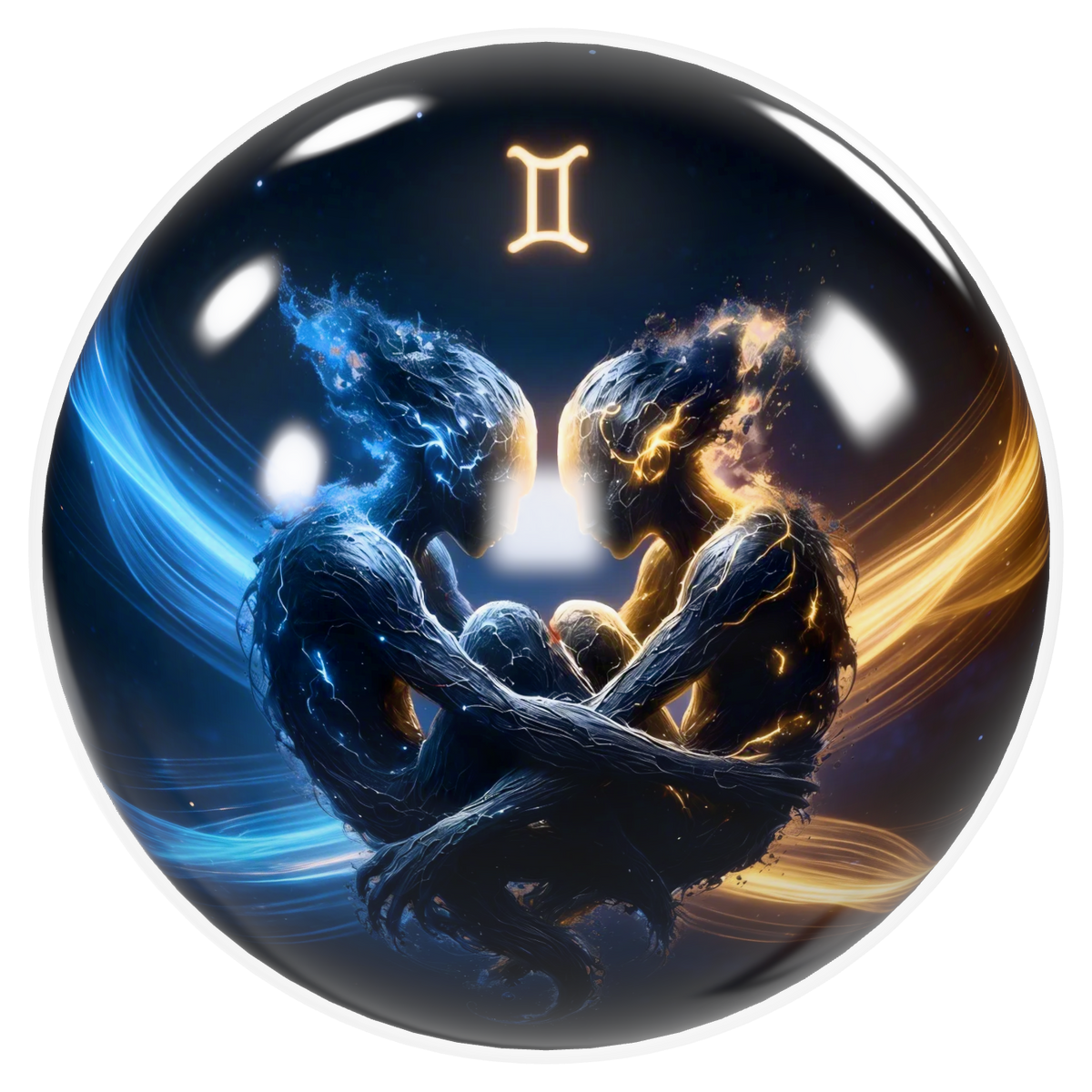 Gemini Bowling Ball – Dual Eclipse Edition (USBC Approved) image 0