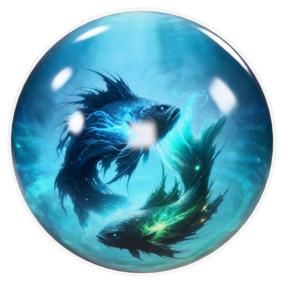 Pisces Bowling Ball – Astral Tide Edition (USBC Approved) image 0