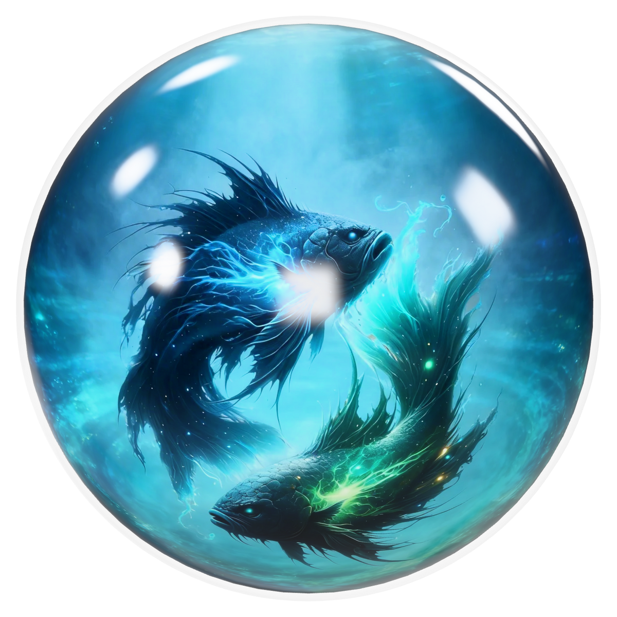 Pisces Bowling Ball – Astral Tide Edition (USBC Approved) image 0