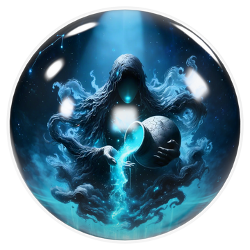 Aquarius Bowling Ball – Celestial Flow Edition (USBC Approved) image 0