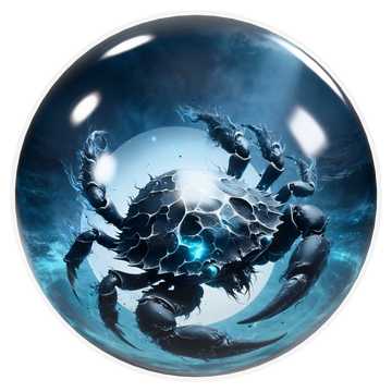 Cancer Bowling Ball – Lunar Tide Edition (USBC Approved) image 0