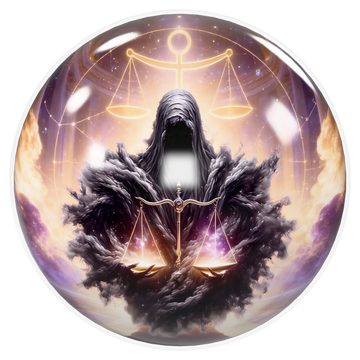 Libra Bowling Ball – Cosmic Judgment Edition (USBC Approved) image 0