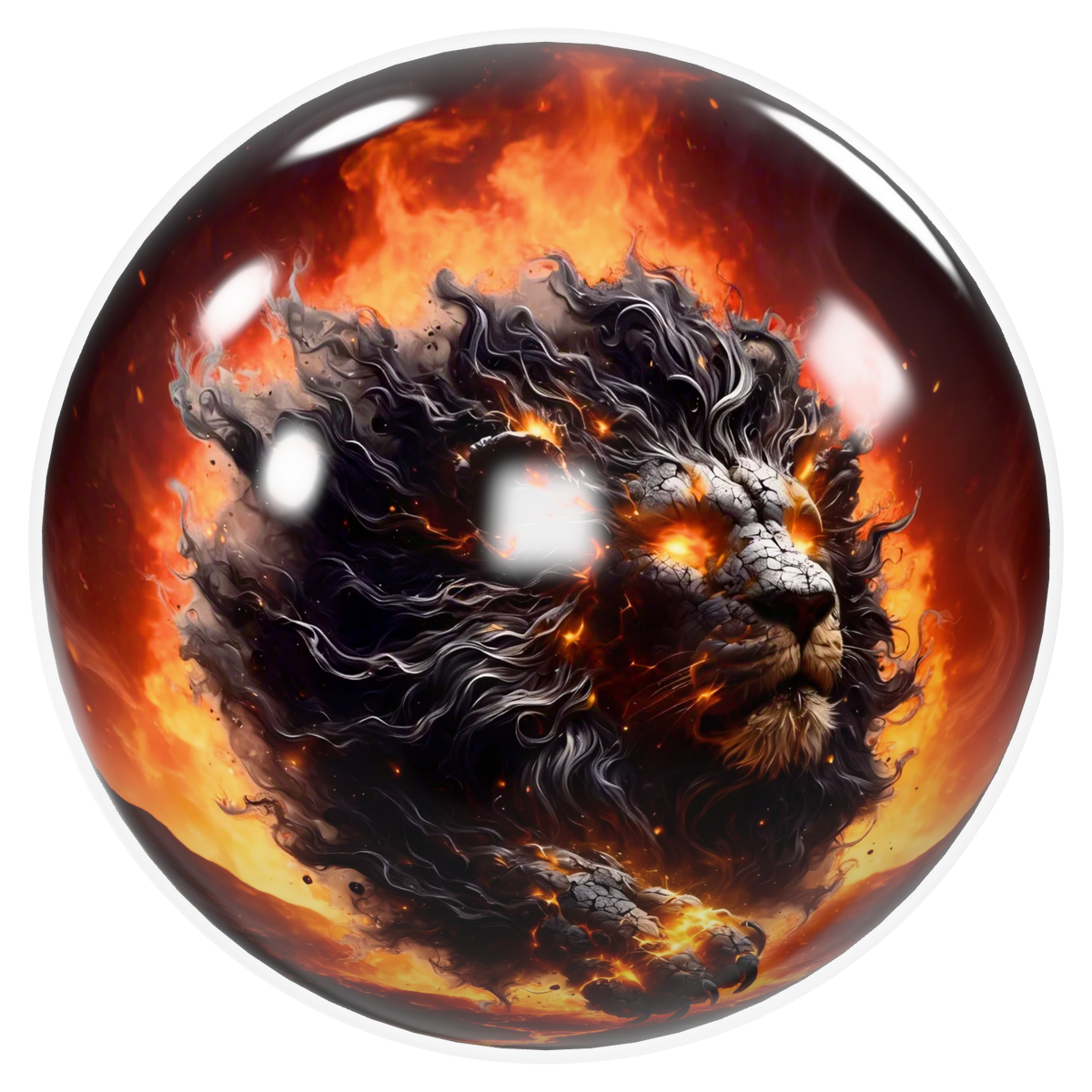 Leo Bowling Ball – Solar Dominion Edition (USBC Approved) image 0