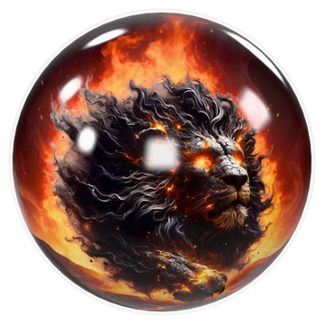 Leo Bowling Ball – Solar Dominion Edition (USBC Approved) image 0