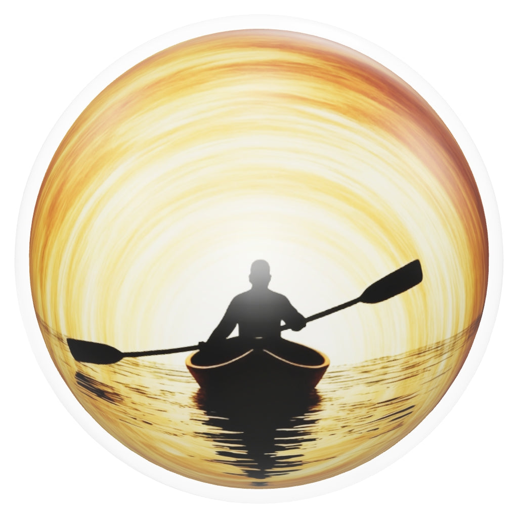 Inner Journey Bowling Ball – Kayaking Silhouette Design (USBC Approved)