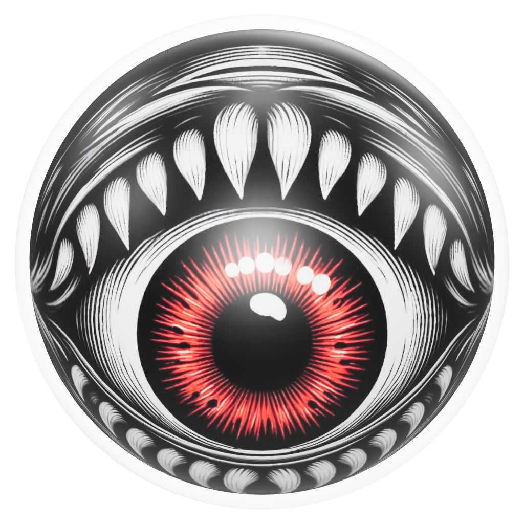 Terrifying Eyeball Bowling Ball – Monster Eye Horror Design (USBC Approved)